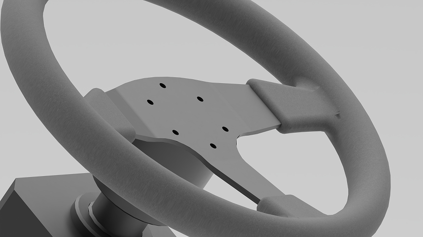 physical component steering wheel